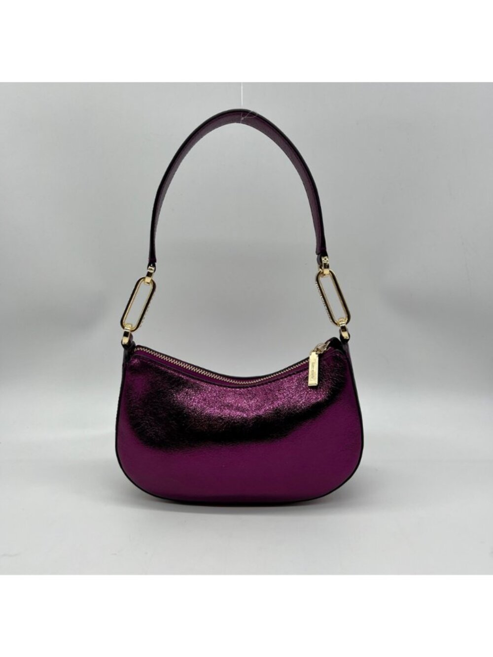 Kate Spade Purple Nine Metallic Shoulder Bag - Picture 2 of 11